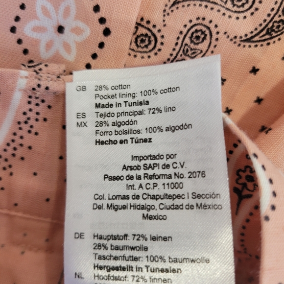 Sandro Paris Pleated bandana print short - Picture 10 of 12